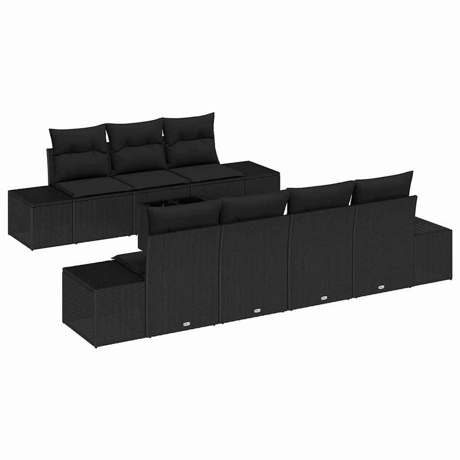 Canapé de jardin poly rattan