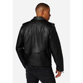 RICANO  Lederjacke Brando - Perfecto Stil mit Reversekragen 