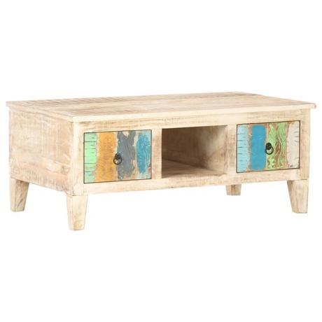 VidaXL Table basse bois d'acacia  