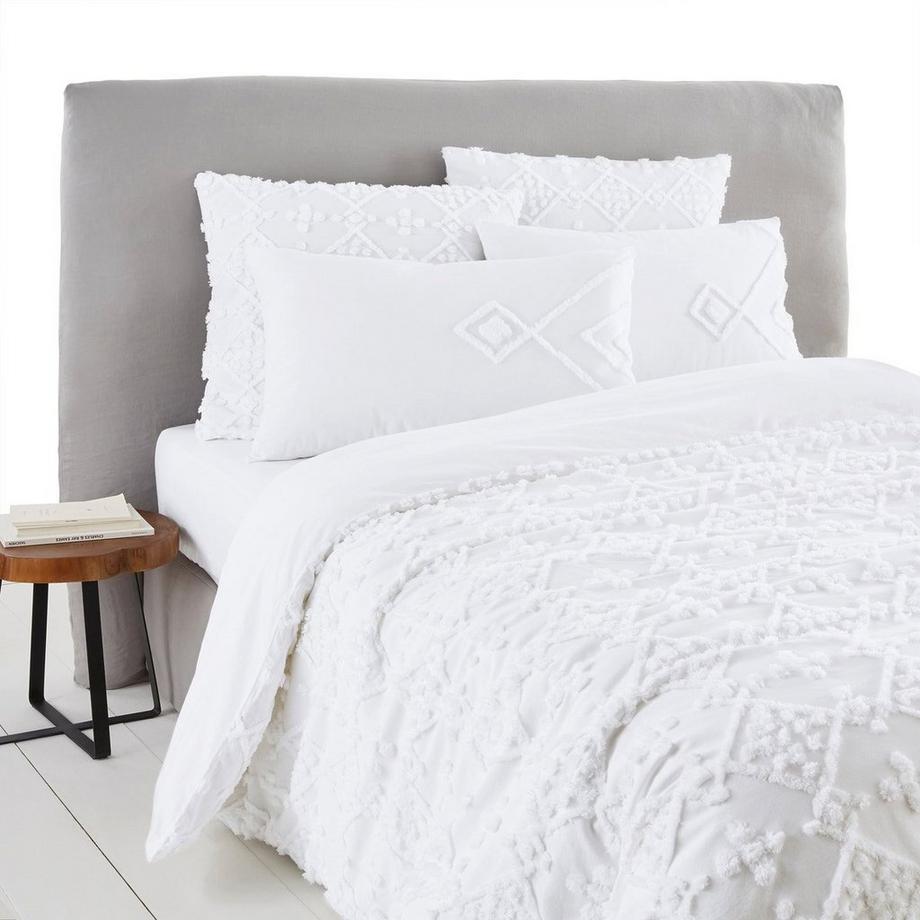 Housse de couette tuftée