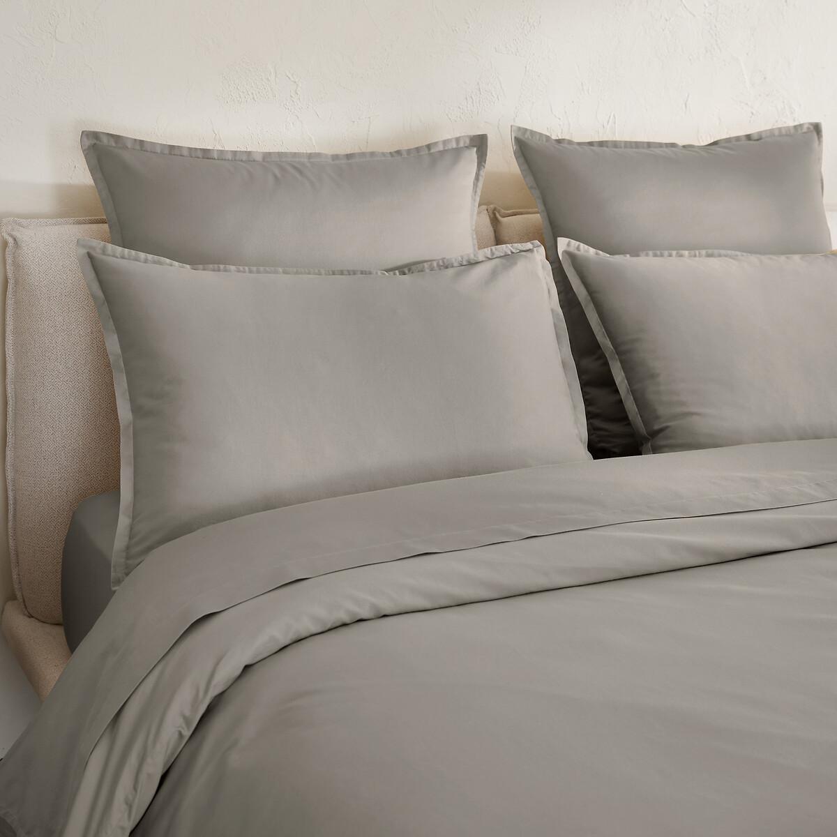 AM.PM Saria Taie d'oreiller en satin de coton lavé  