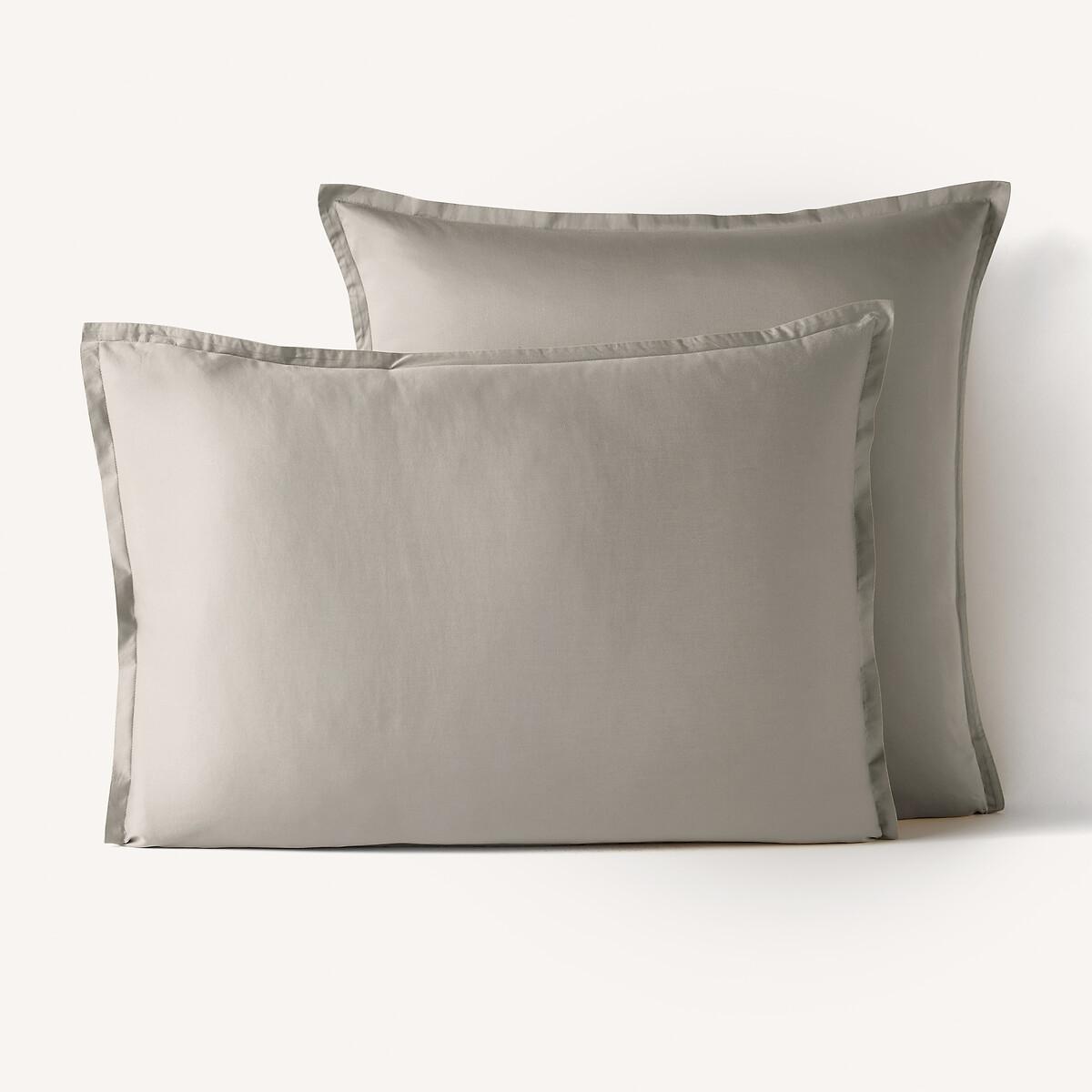AM.PM Saria Taie d'oreiller en satin de coton lavé  