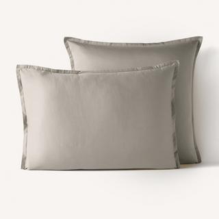 AM.PM Saria Taie d'oreiller en satin de coton lavé  