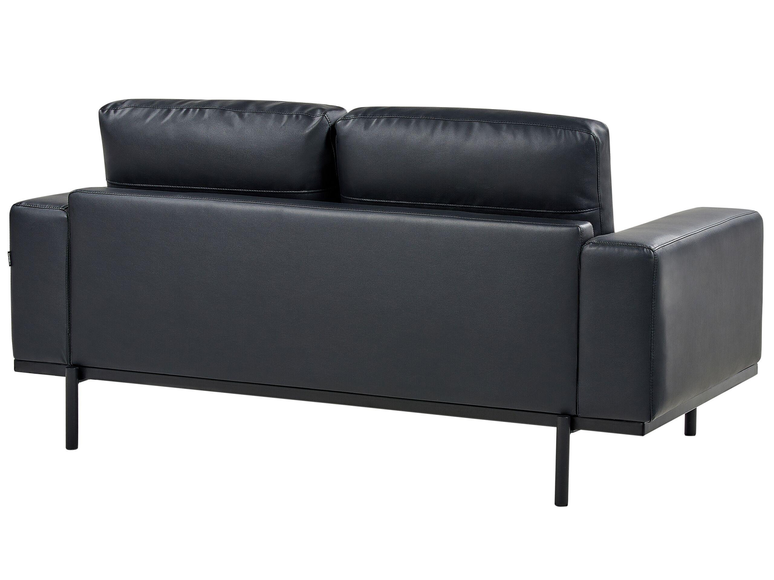 Beliani 2 Sitzer Sofa aus Kunstleder Modern SOVIK  