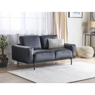 Beliani 2 Sitzer Sofa aus Kunstleder Modern SOVIK  