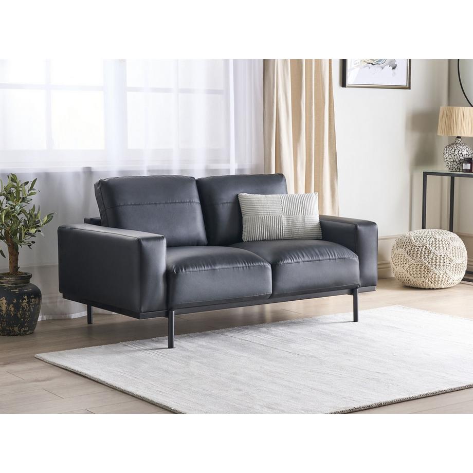 Beliani 2 Sitzer Sofa aus Kunstleder  SOVIK  