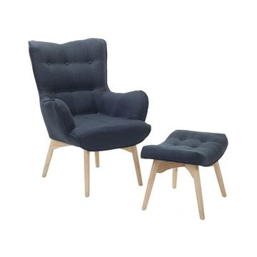 Fauteuil en Polyester Rétro VEJLE