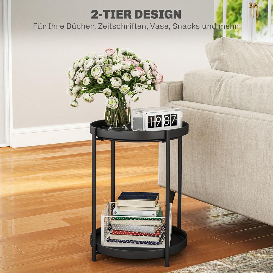 HOMCOM Table d'appoint  