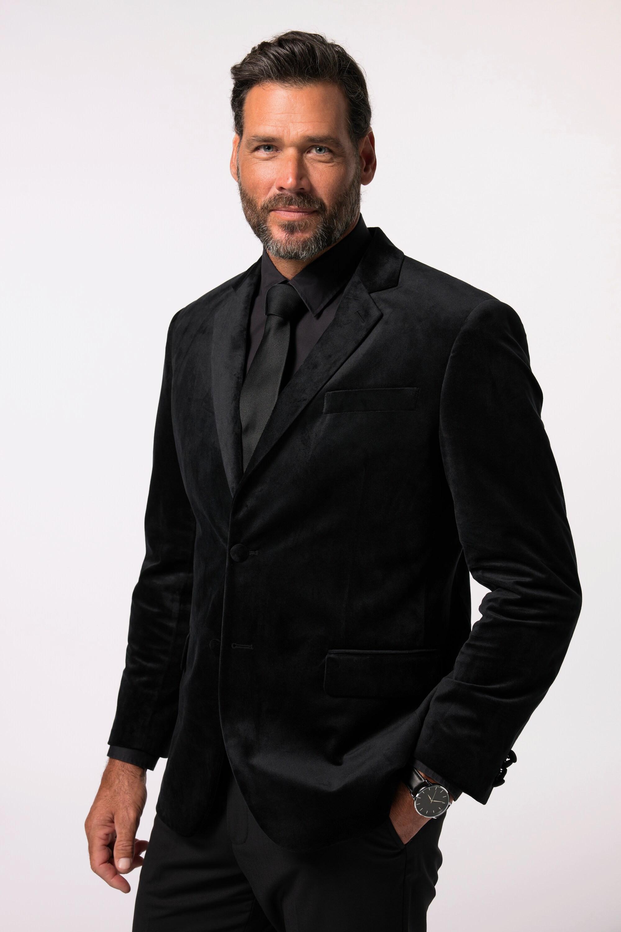 JP1880 Veston Velours Revers Boutons  