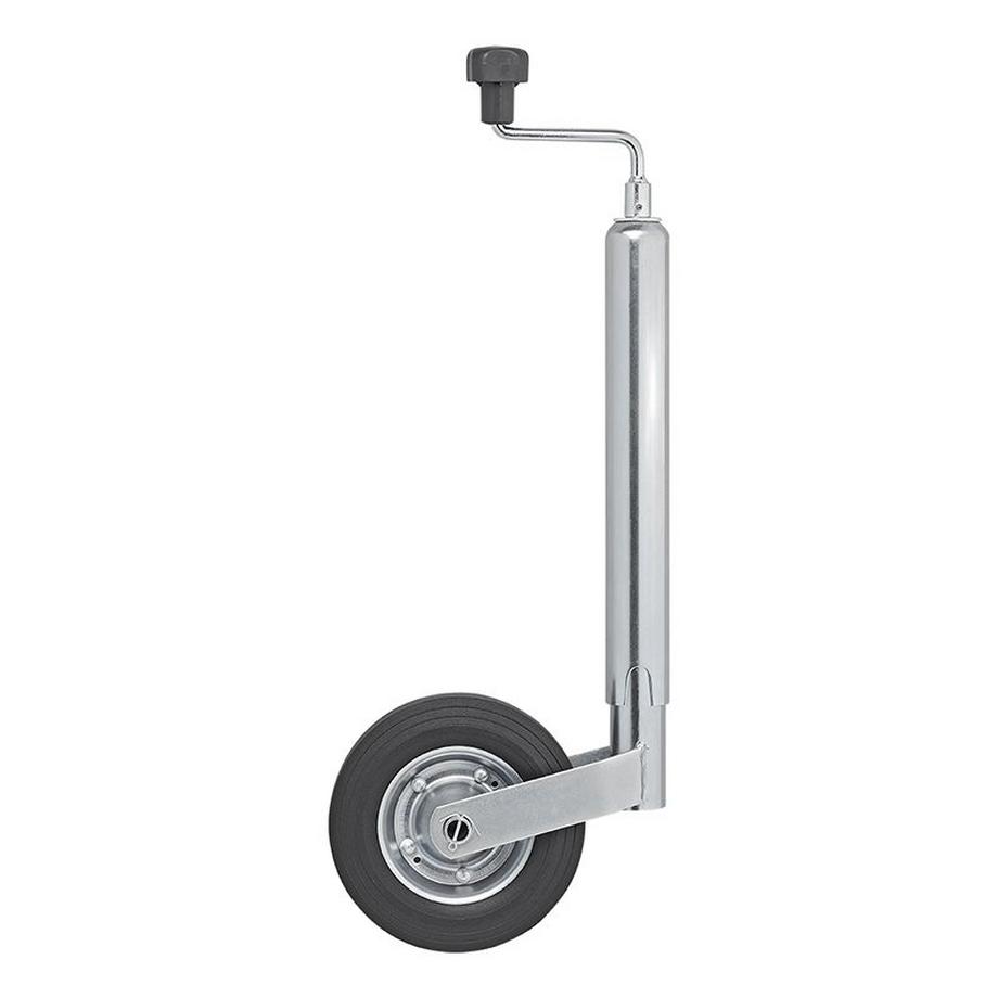 Pricenet  Stützrad 48mm Metallfelge mit Vollgummireifen 200x50mm 