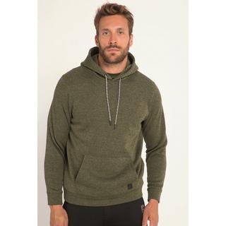 JP1880  Strickfleece-Hoodie, Outdoor, Kapuze, Kängurutasche 