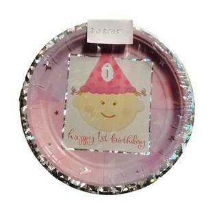 amscan PartyTeller, 1. Geburtstag 8erPack  