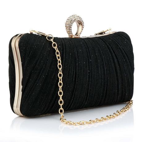 Only-bags.store Kleine Abend Glitzer Clutch Abnehmbare Kette  