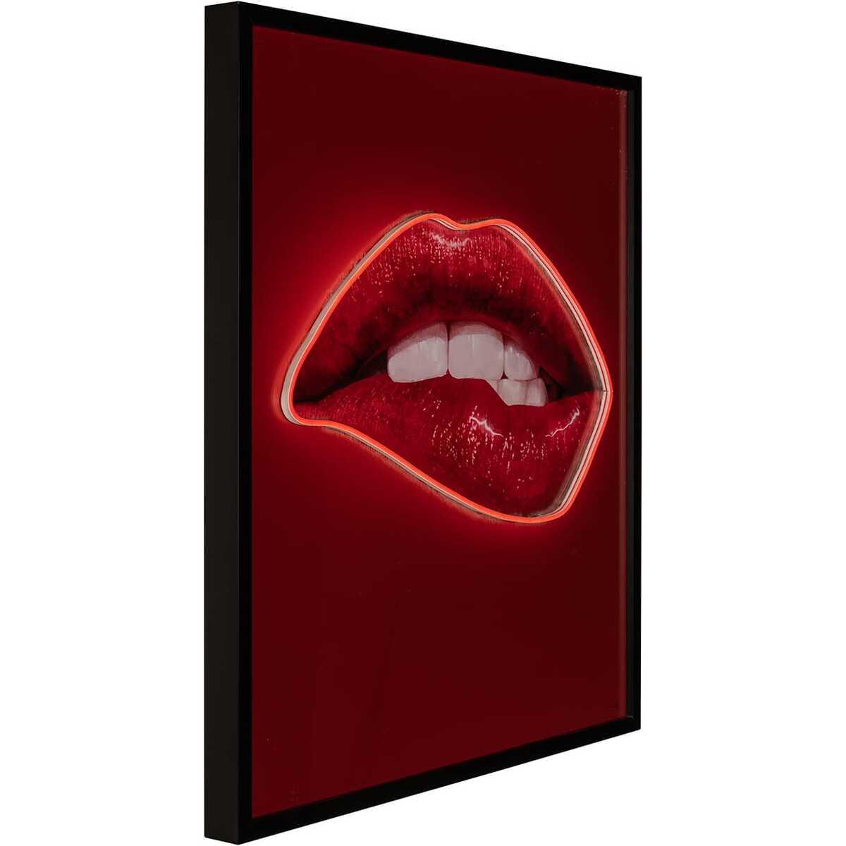 mutoni Tableau Wall Art Lips 73x84  