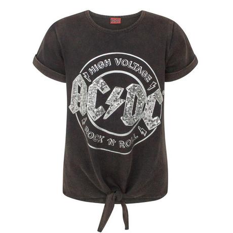 AC/DC  ACDC High Voltage TShirt Vorne gebunden  kurzärmlig 