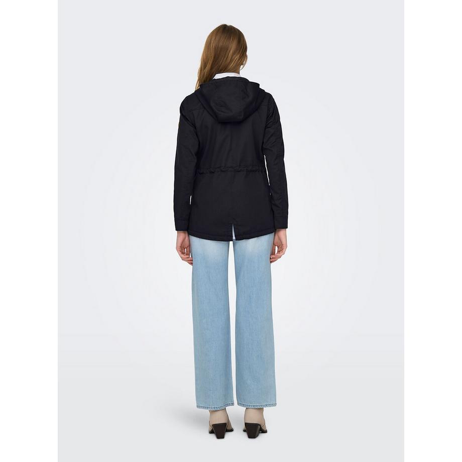 ONLY Mittellanger Parka mit Kapuze  