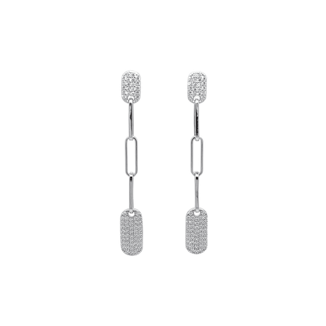 NATKINA  Geometry Long Earrings 