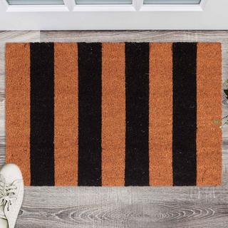 Northix Paillasson rayé en fibre de coco  