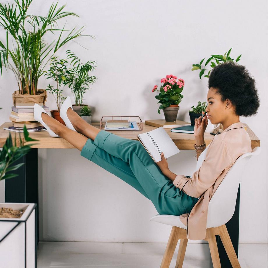 B2X set di 2 cestini porta lettere in oro rosa  