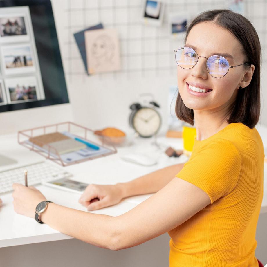 B2X set di 2 cestini porta lettere in oro rosa  