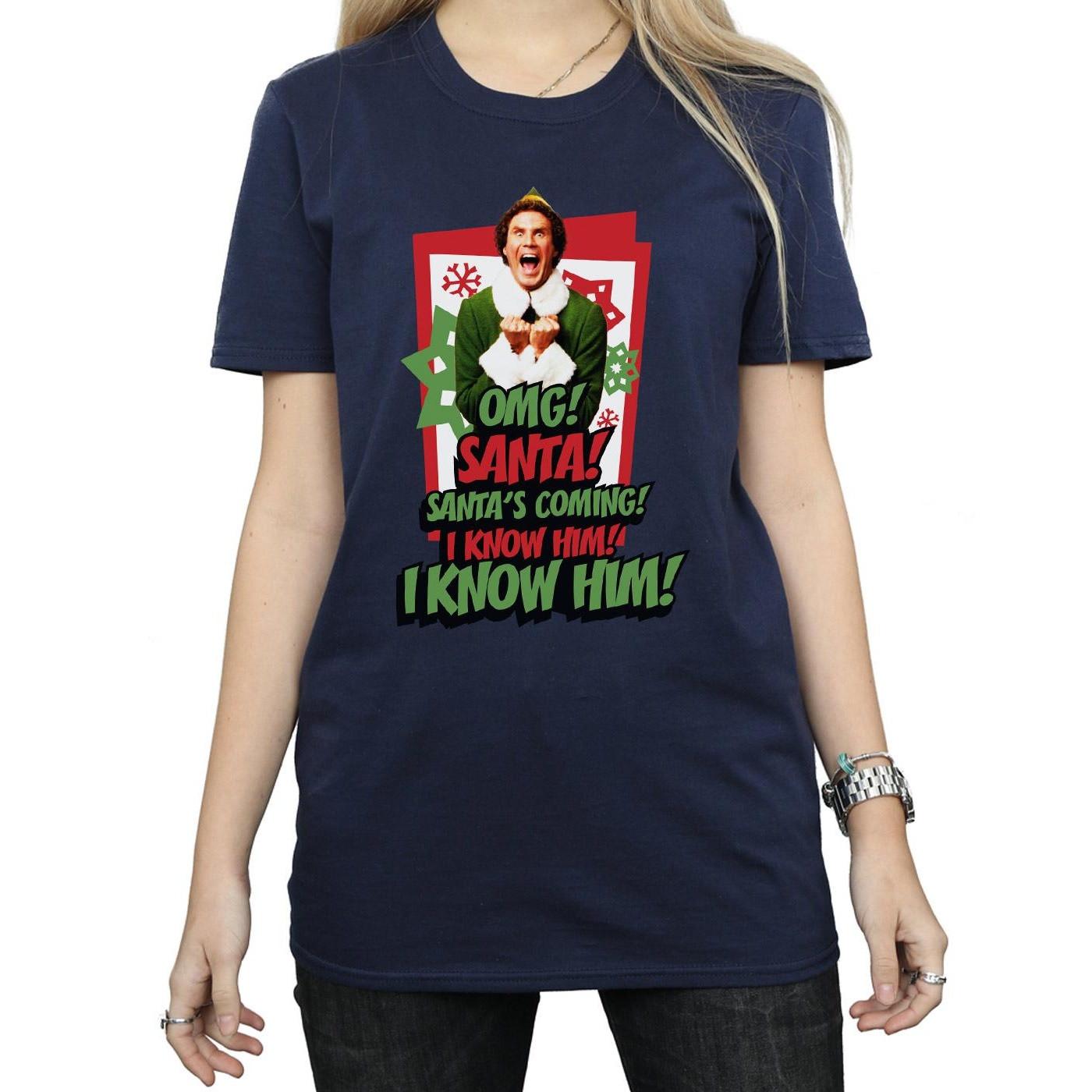 Elf  OMG Santa TShirt 