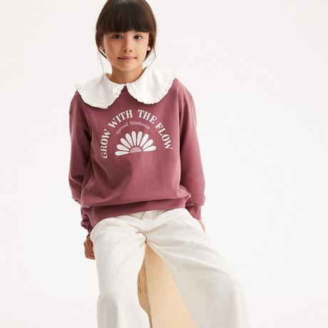 La Redoute Collections  Sweatshirt mit Rundhals und Message 