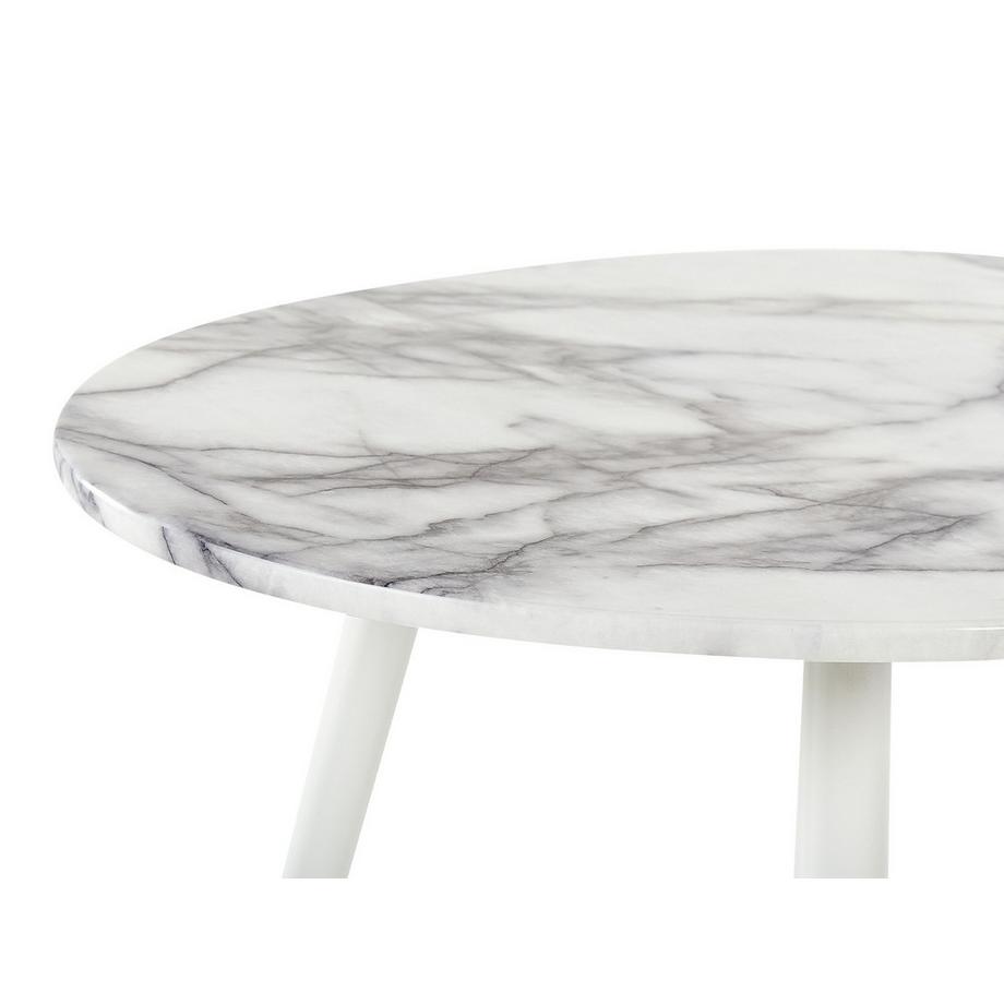 Beliani Tavolo da pranzo en Fibra a media densità (MDF) Glamour GUTIERE  