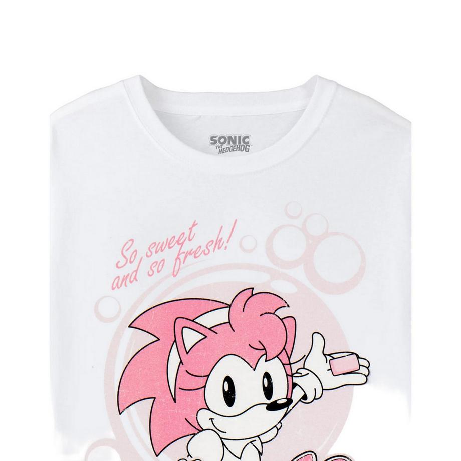 Sonic The Hedgehog Amy's Bubblegum Kurzarm T-Shirt  