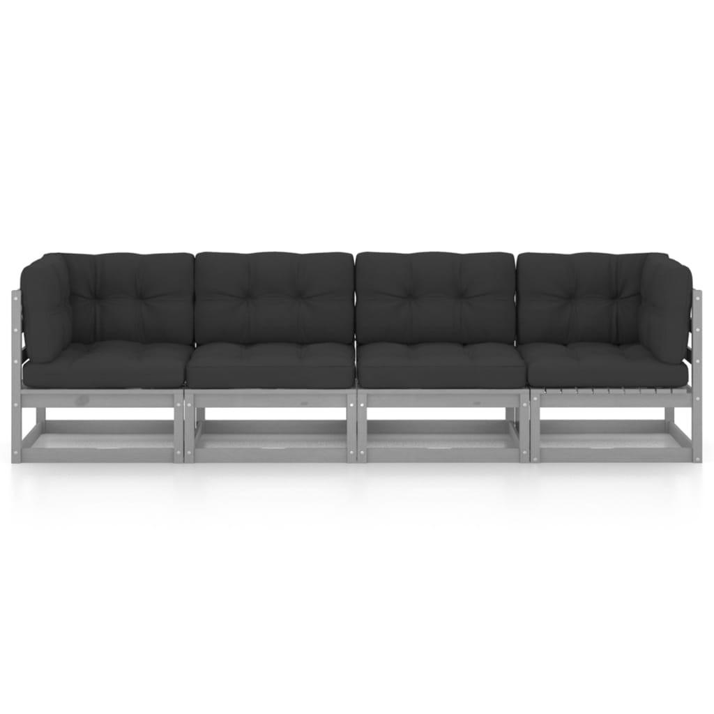 VidaXL Gartensofa kiefernholz  