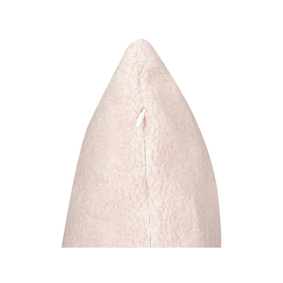 Beliani Dekokissen 2er Set aus Bouclé Klassisch LEUZEA  