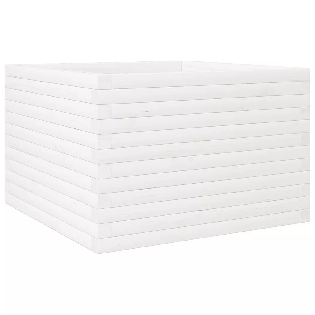 VidaXL - Jardinière bois de pin, One Size, Blanc