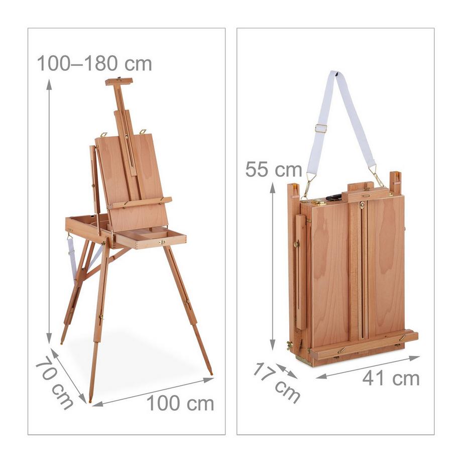 Northix  Tragbare Staffelei 