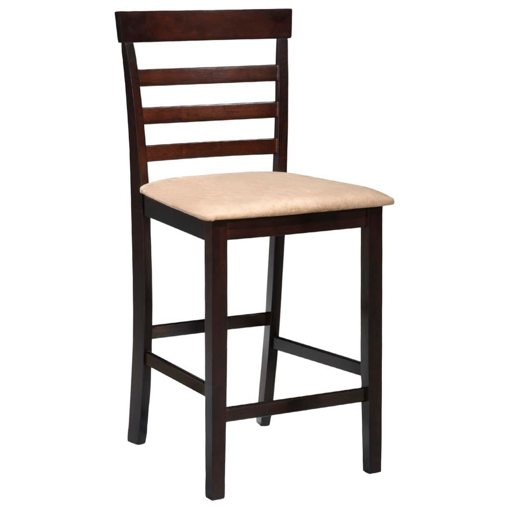 VidaXL Tabouret de bar tissu  