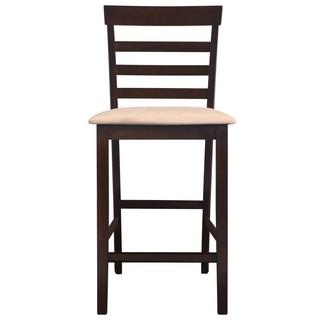 VidaXL Tabouret de bar tissu  