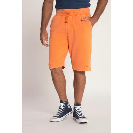 JP1880  Bermuda de jogging en molleton. Taille élastique, esprit vintage. 