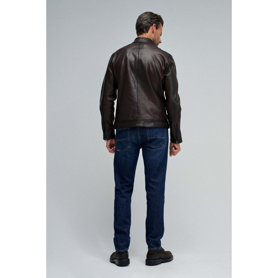 Salsa Veste en cuir de motard  