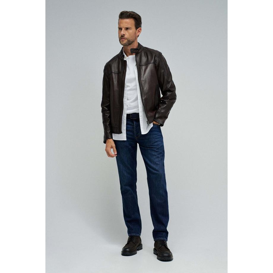 Salsa Veste en cuir de motard  