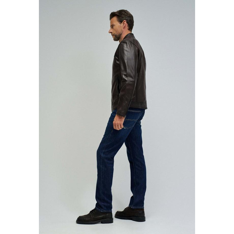 Salsa Veste en cuir de motard  
