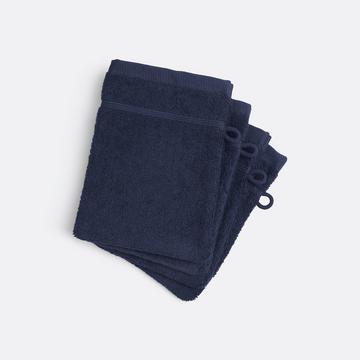 Lot 4 gants de toilette éponge bouclette
