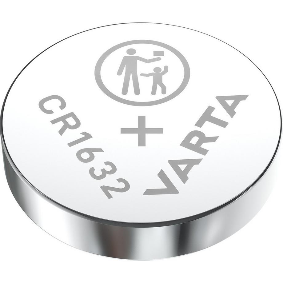 VARTA  Pile bouton au lithium CR1632 3 V, paquet de 2 
