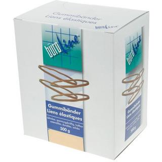 BÜROLINE BÜROLINE Gummibänder 50x3mm 155430 braun, ø 30mm 500g  