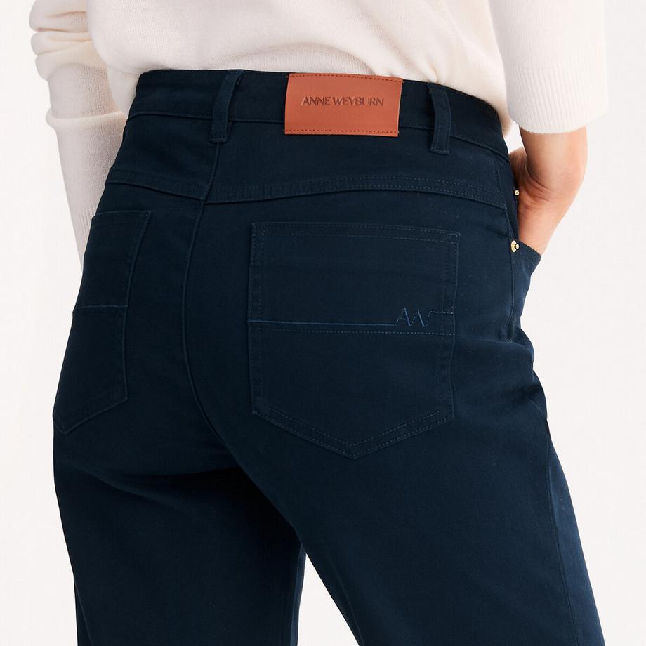 La Redoute Collections Pantaloni Dritti Cinque Tasche Cotone Stretch  