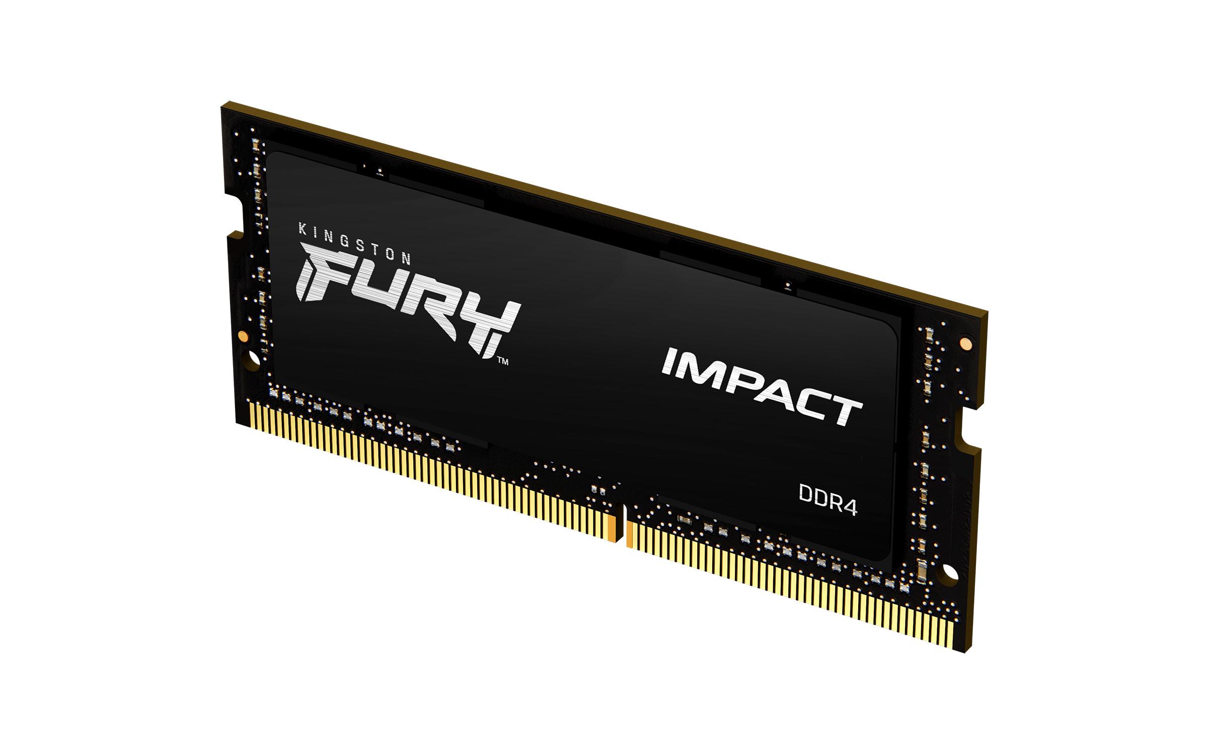 Kingston  FURY 64GB 3200MT/s DDR4 CL20 SODIMM (Kit of 2) Impact 