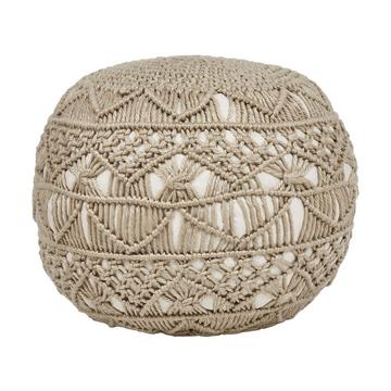 Pouf en Matière synthétique Boho AADHI