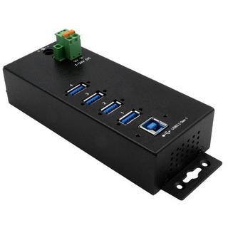 EXSYS  EX-1186HMVS-2 hub di interfaccia USB 3.2 Gen 1 (3.1 Gen 1) Type-B 5000 Mbit/s Nero 