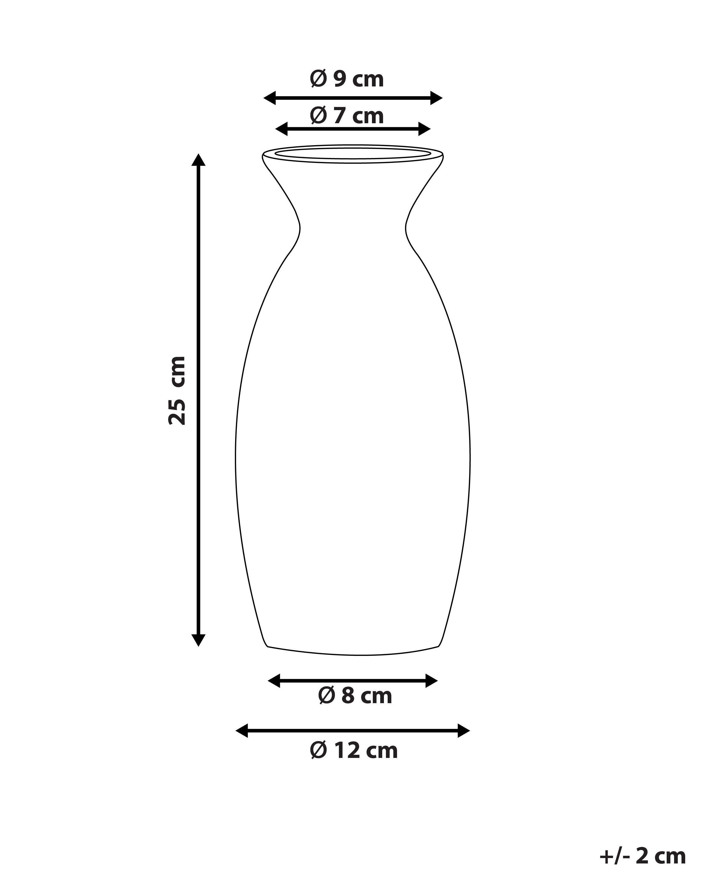 Beliani Vase à fleurs en Grès Scandinave CHALCIS  