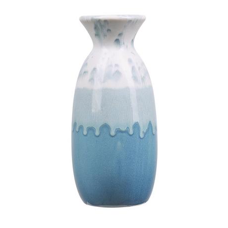 Beliani Vase à fleurs en Grès Scandinave CHALCIS  