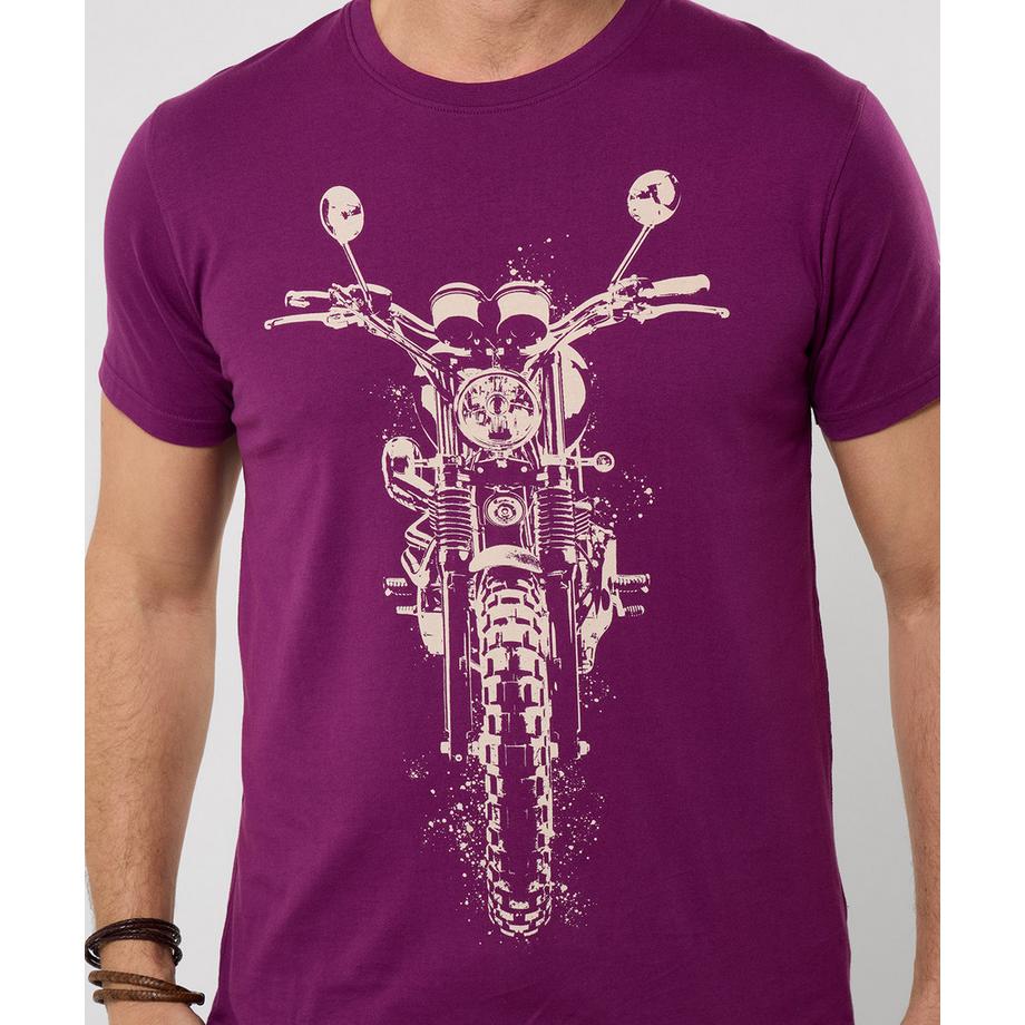 Joe Browns T-Shirt con Stampa Moto Schizzata  