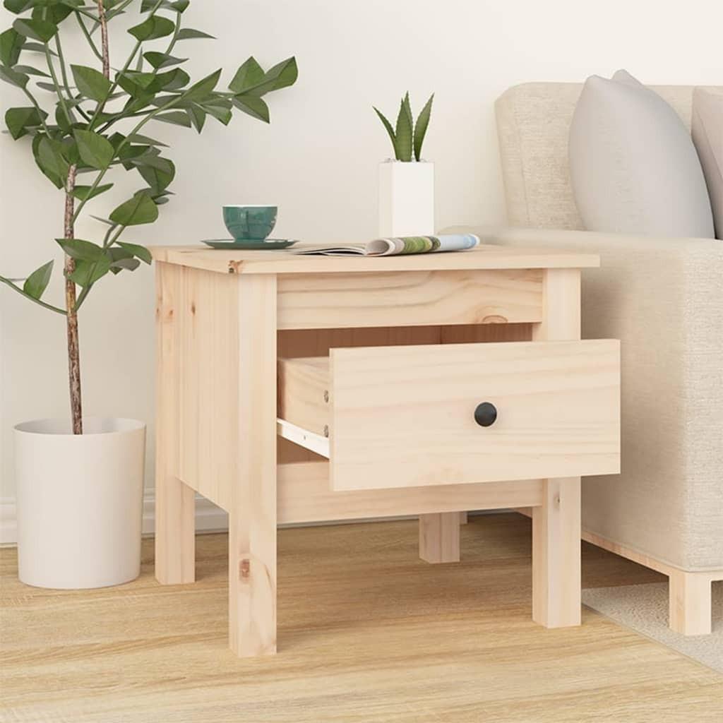 VidaXL Table d'appoint bois  