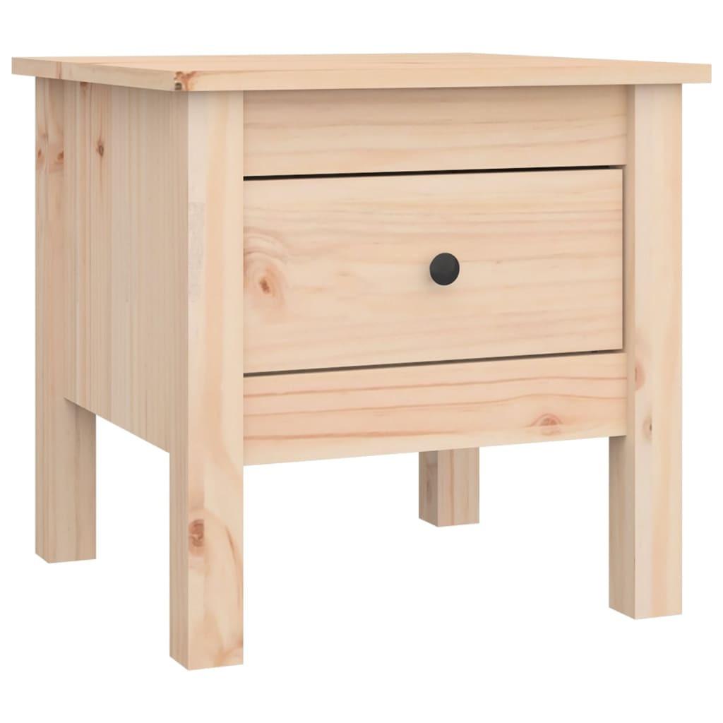 VidaXL Table d'appoint bois  